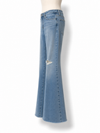 Vaqueros Frame Le High Flare de tiro alto – Talla 26