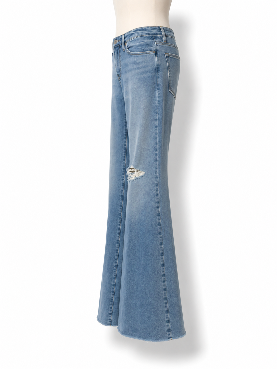 Vaqueros Frame Le High Flare de tiro alto – Talla 26
