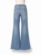Vaqueros Frame Le High Flare de tiro alto – Talla 26