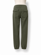 Pantalón Paige verde caqui estilo utility – Talla 25