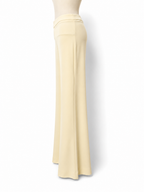 Pantalón Kwaidan Editions amarillo crema acampanado – Talla 36