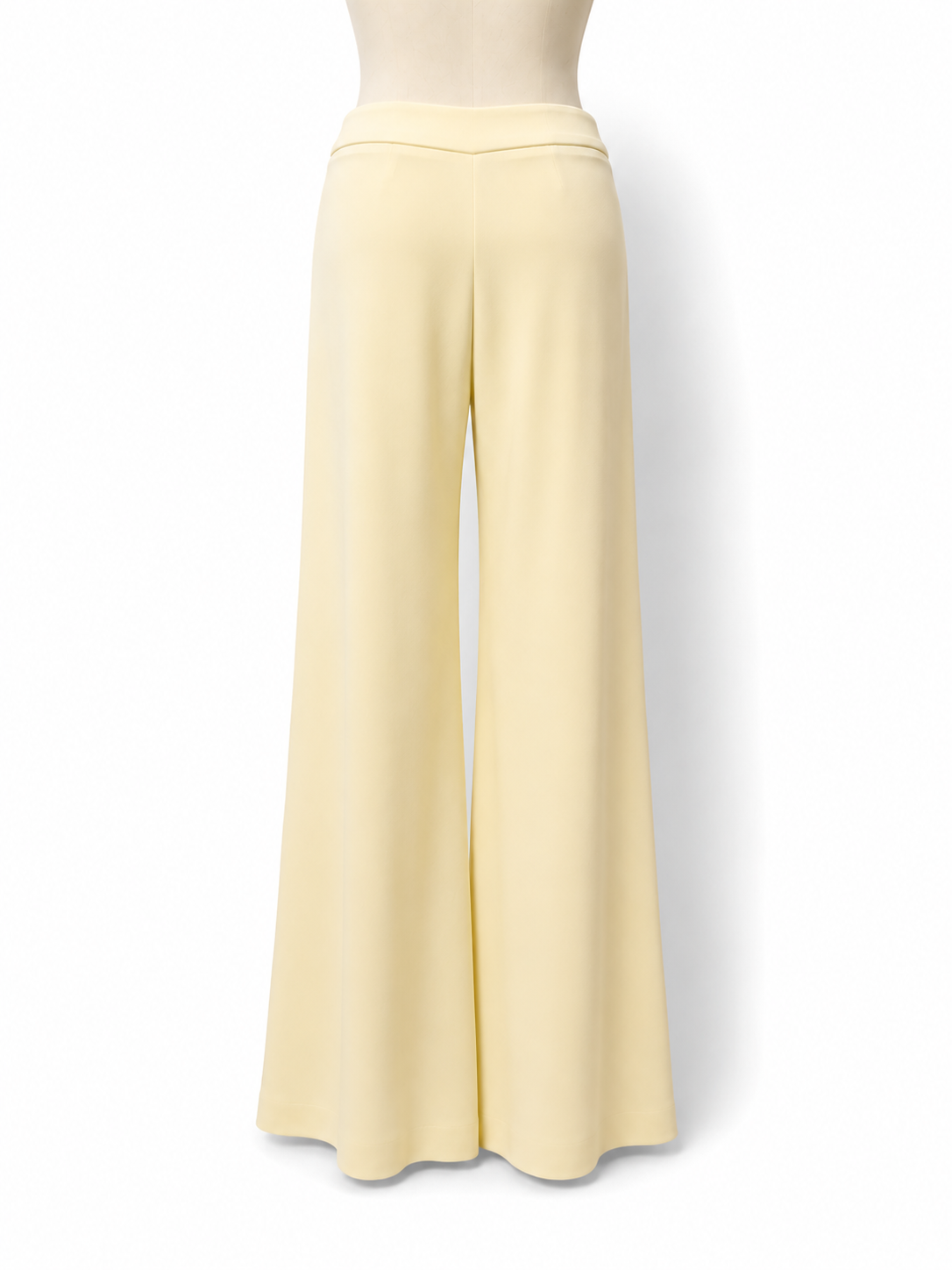 Pantalón Kwaidan Editions amarillo crema acampanado – Talla 36