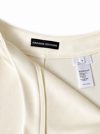 Pantalón Kwaidan Editions amarillo crema acampanado – Talla 36