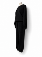 Conjunto deportivo Oséree Lumière de lúrex negro – Talla S