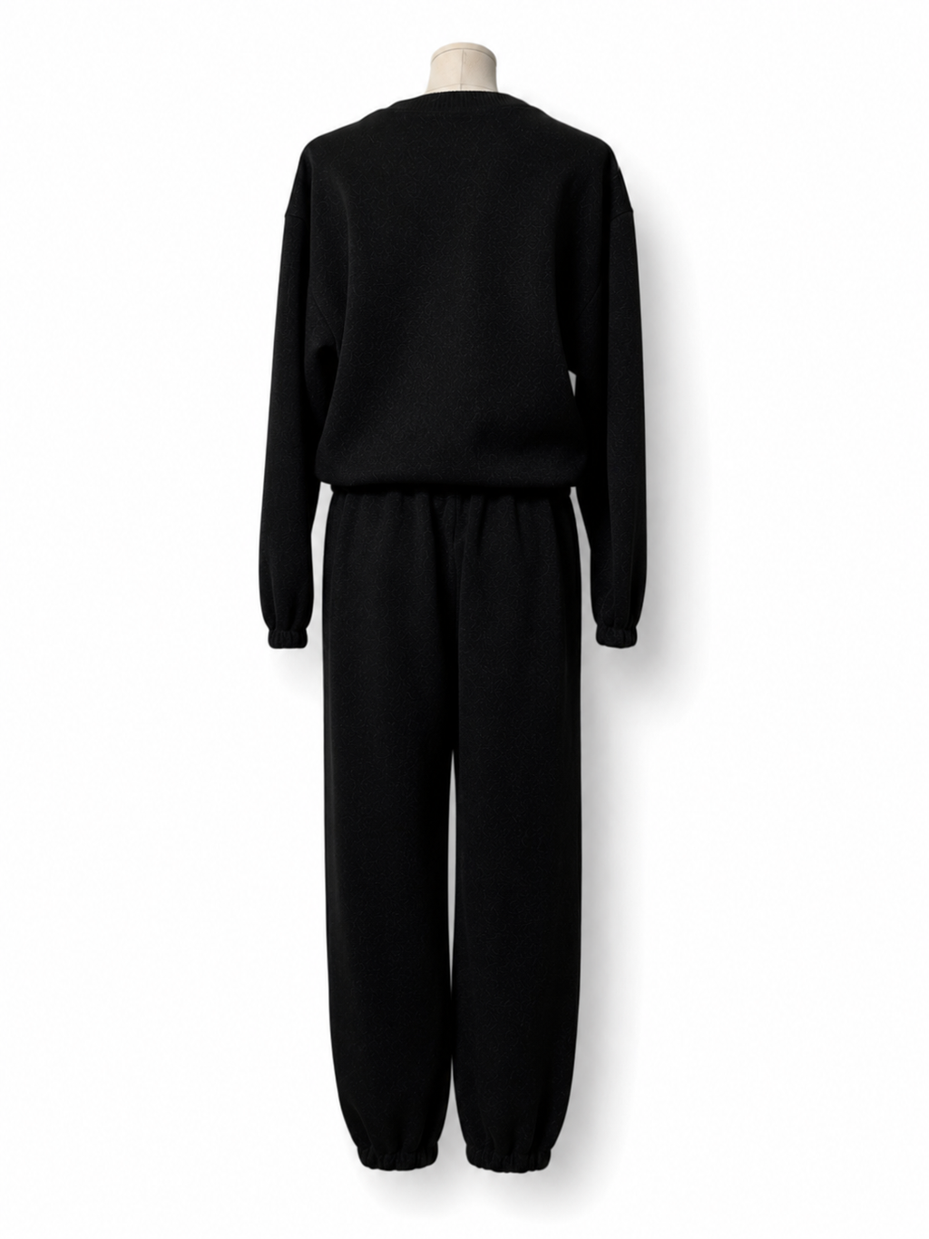Conjunto deportivo Oséree Lumière de lúrex negro – Talla S