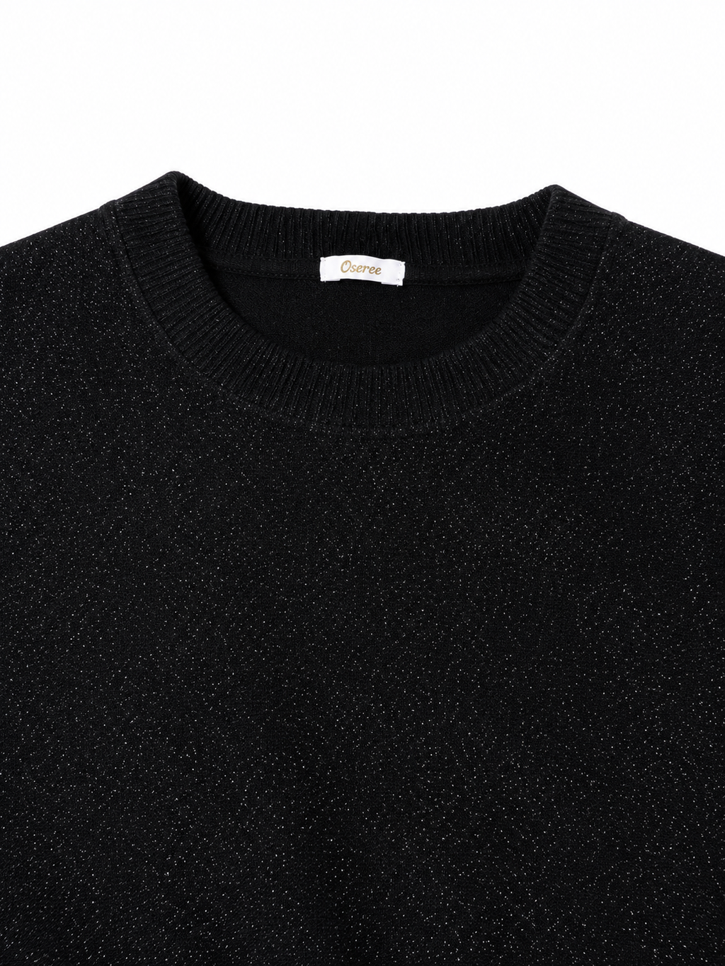 Conjunto deportivo Oséree Lumière de lúrex negro – Talla S
