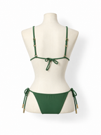 Bikini verde ViX Paula Hermanny Gal con detalles dorados