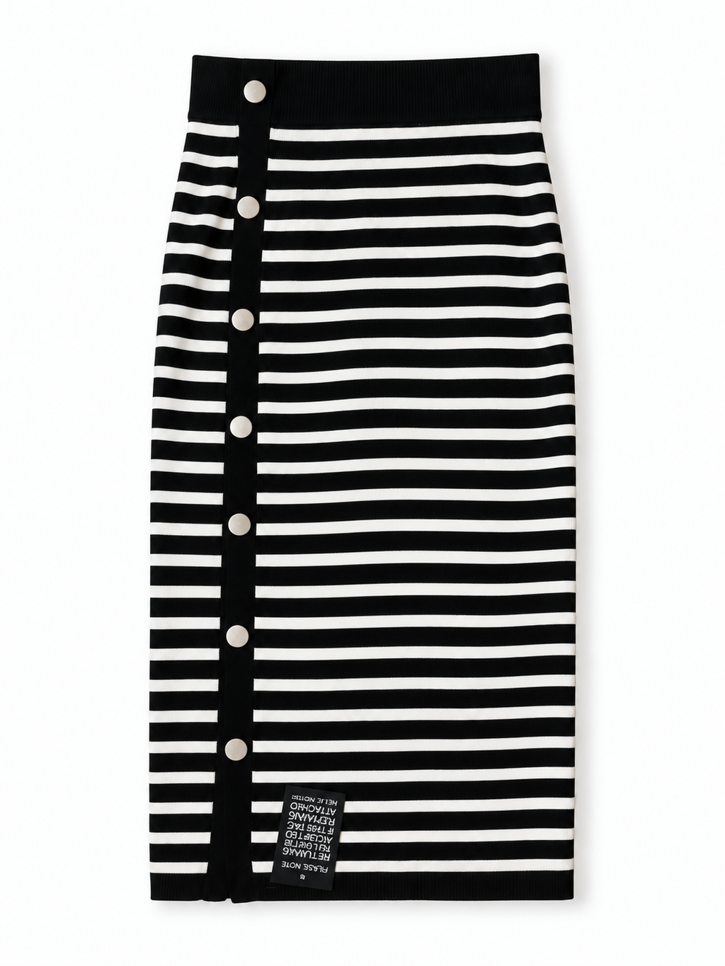 Falda midi de punto a rayas Altuzarra XS nueva con etiqueta