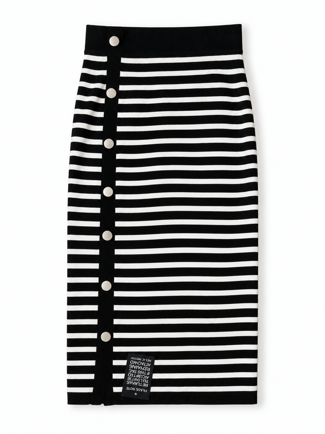 Falda midi de punto a rayas Altuzarra XS nueva con etiqueta