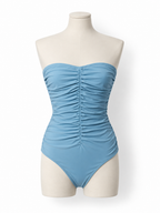 Bañador azul Norma Kamali Strapless Bill Mio talla S
