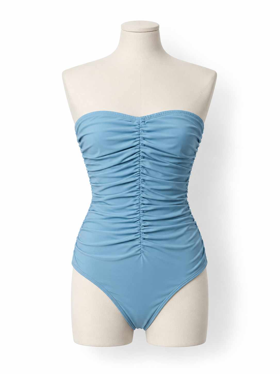 Bañador azul Norma Kamali Strapless Bill Mio talla S