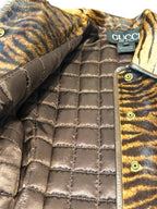Chaqueta de Pelo de Poni con Estampado de Tigre Gucci por Tom Ford – Archivo Vintage