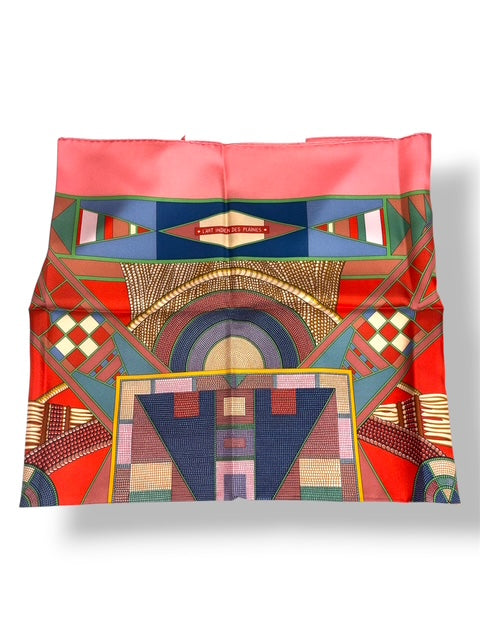 Pañuelo de Seda Hermès Carré 90 L'Art Indien des Plaines
