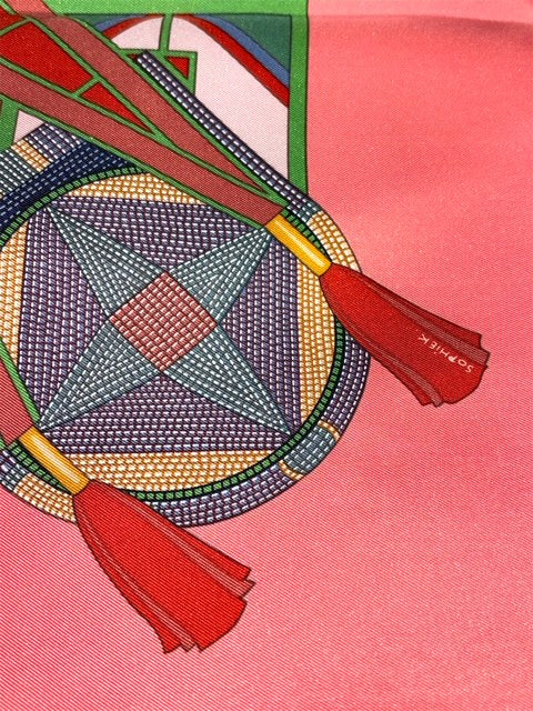 Pañuelo de Seda Hermès Carré 90 L'Art Indien des Plaines