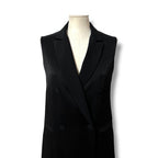 Vestido Mini Tipo Blazer Sin Mangas Rag & Bone – Negro