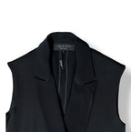 Vestido Mini Tipo Blazer Sin Mangas Rag & Bone – Negro