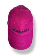 Gorra Balenciaga fucsia intenso
