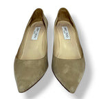 Zapatos de Salón Jimmy Choo Romy 85 en Ante Beige