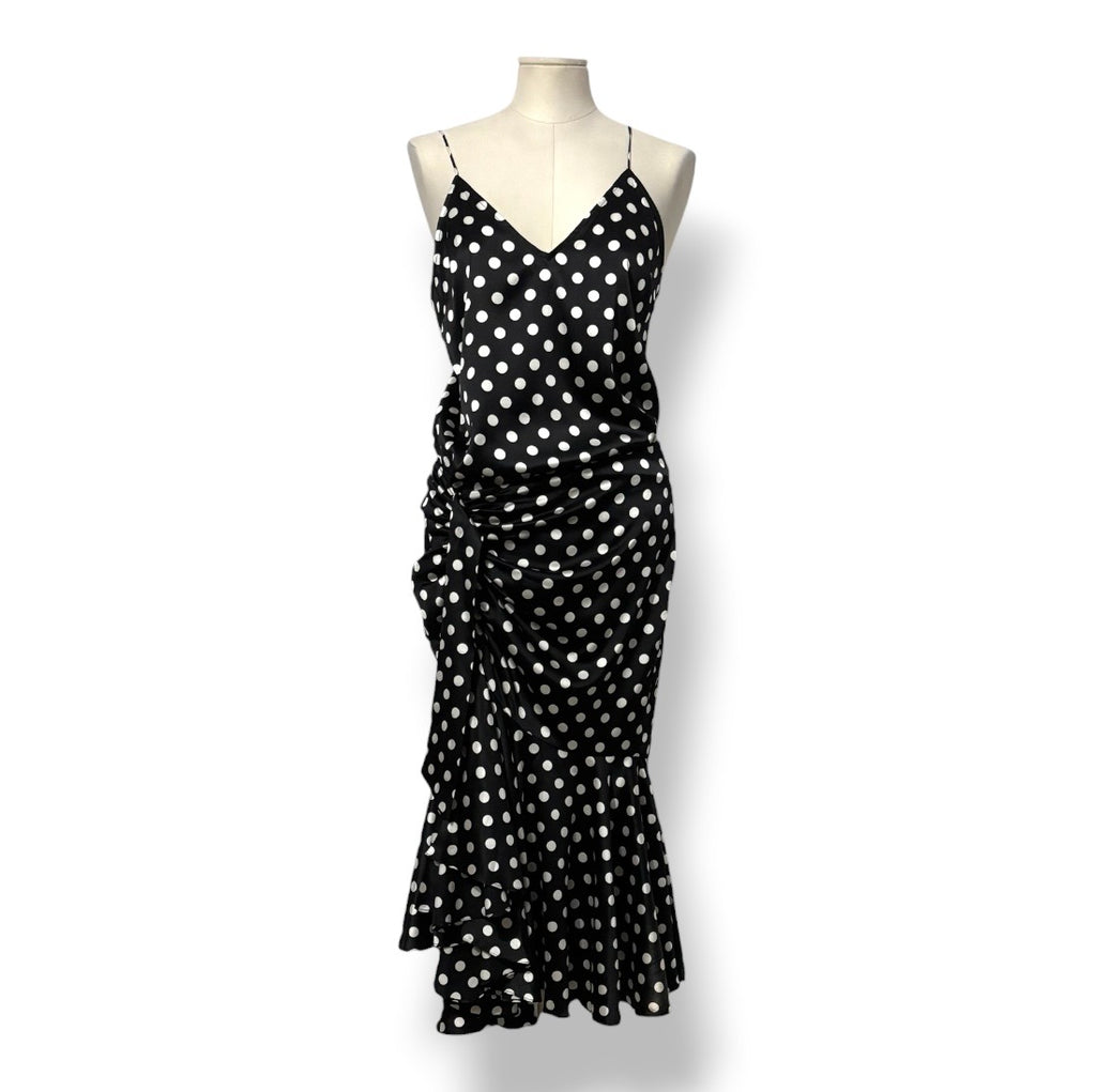 Conjunto de Dos Piezas Caroline Constas de Lunares (Body y Falda con Volantes)