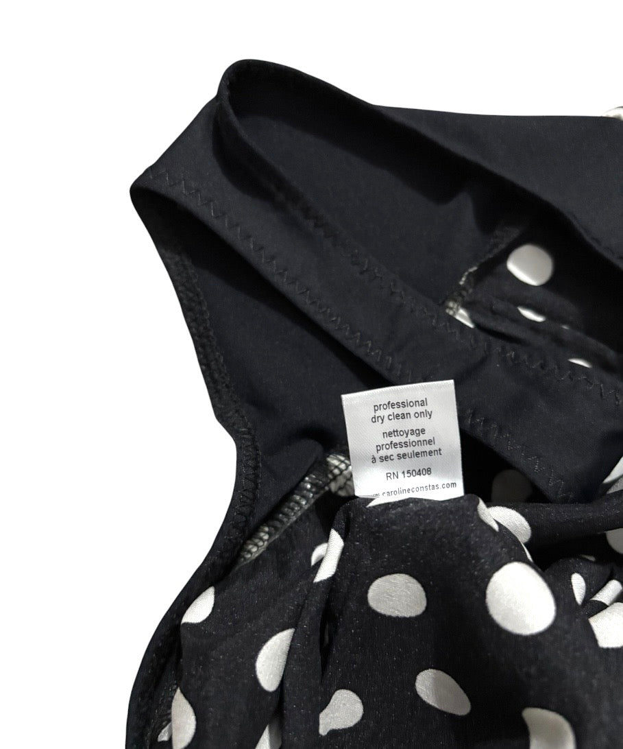 Conjunto de Dos Piezas Caroline Constas de Lunares (Body y Falda con Volantes)