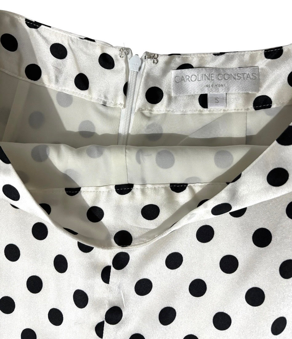 Falda Larga de Seda con Lunares Caroline Constas