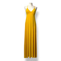 Vestido Maxi con Bolsillos de Norma Kamali – Amarillo
