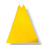 Vestido Maxi con Bolsillos de Norma Kamali – Amarillo