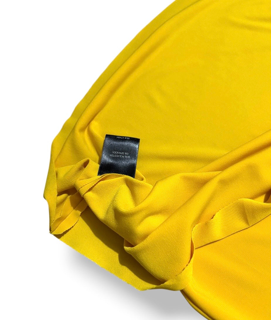 Vestido Maxi con Bolsillos de Norma Kamali – Amarillo