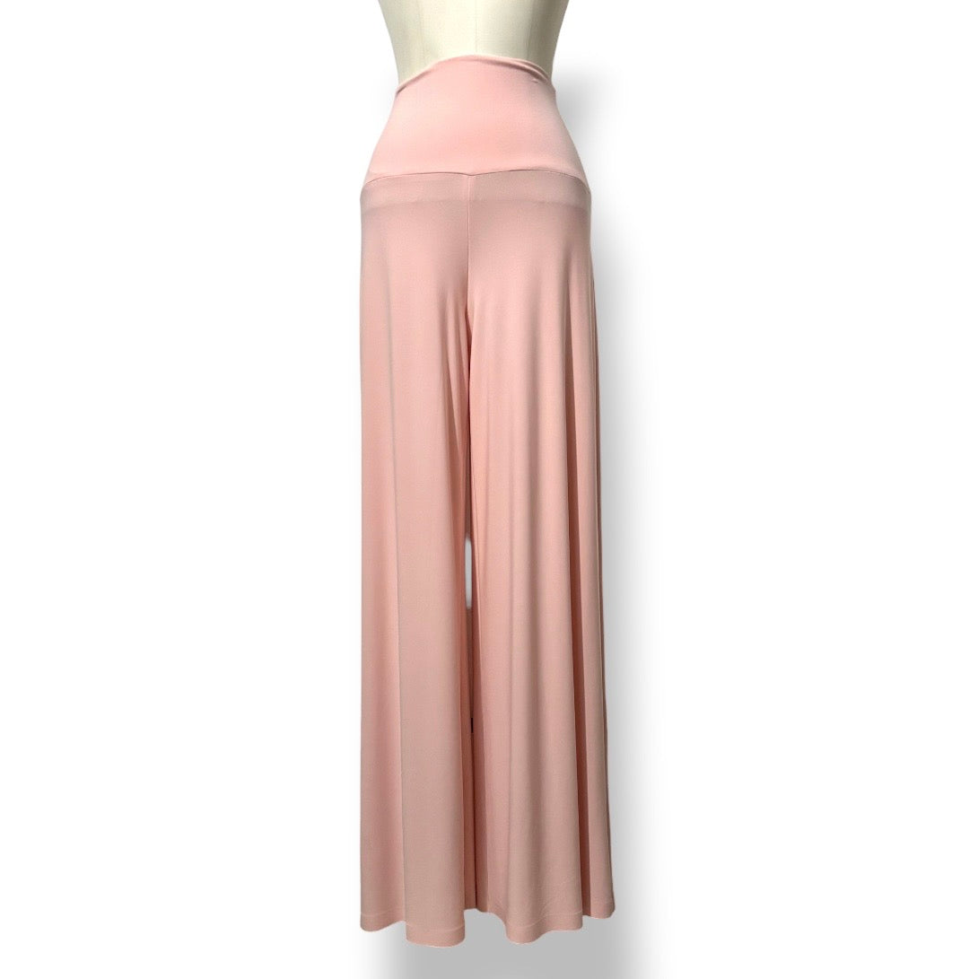 Pantalón Palazzo de Pierna Ancha Norma Kamali – Rosa Pastel