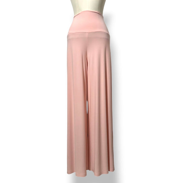 Pantalón Palazzo de Pierna Ancha Norma Kamali – Rosa Pastel