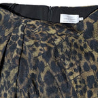 Falda Midi Asimétrica en Jacquard de Leopardo – Preen by Thornton Bregazzi