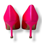 Stilettos Hangisi de Raso Fucsia con Tacón de 70mm | Manolo Blahnik