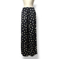 Pantalón Ancho Stella McCartney de Viscosa con Estampado de Lunares en Azul Marino