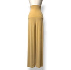 Pantalón Palazzo de Cintura Alta "Elephant" de Norma Kamali - Color Amarillo Mostaza