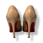 Zapatos de Salón Kate 100 de Charol en Color Nude - Christian Louboutin