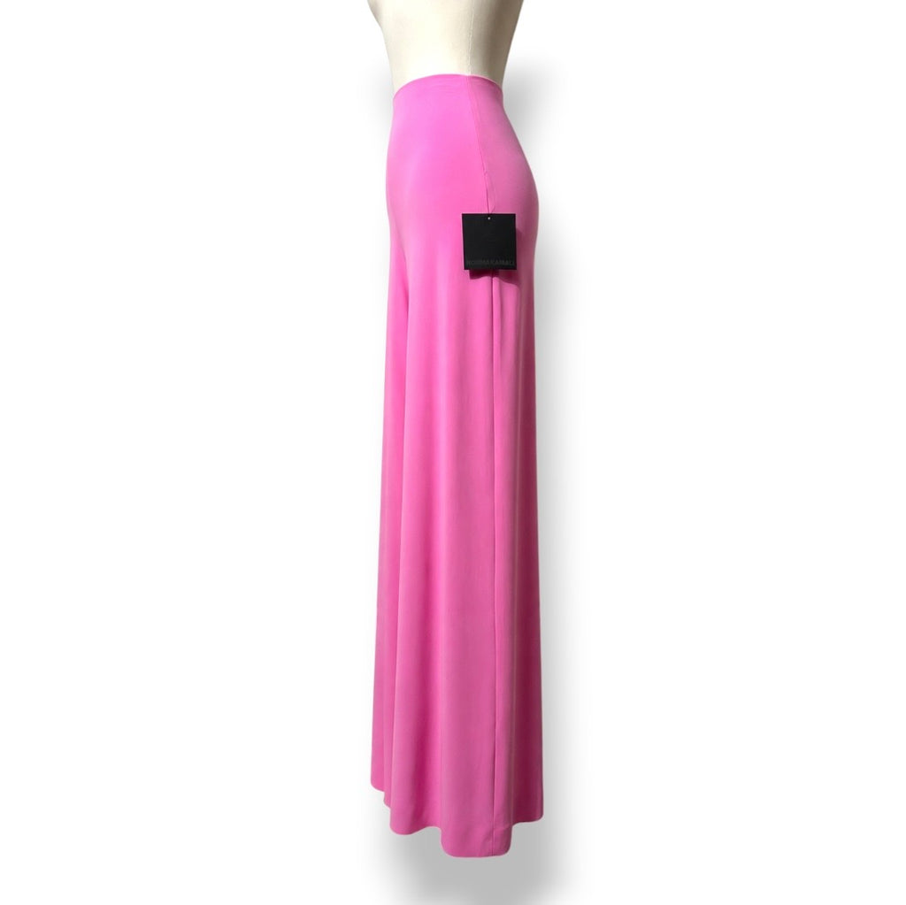 Pantalones Palazzo Norma Kamali de Tiro Alto en Rosa Fucsia
