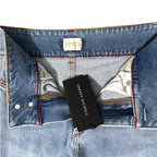 Vaqueros Wide Leg Alice + Olivia con Banda Lateral de Cristales