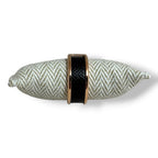 Anillo de Lujo Hermès Olympe: Elegancia en Oro Rosa y Cuero Negro