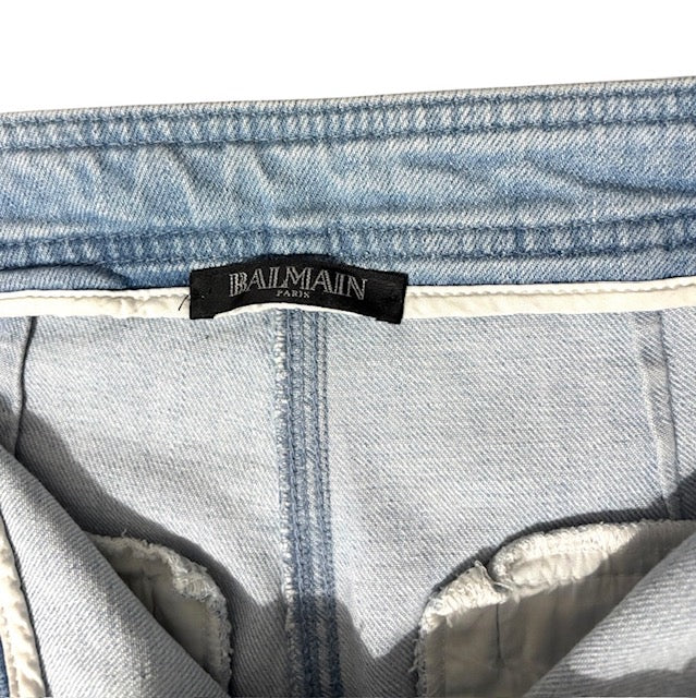 Vaqueros Acampanados de Tiro Bajo Balmain – Lujo y Silueta Retro de Vanguardia