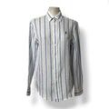Camisa de Lino para Mujer Polo Ralph Lauren a Rayas Azules y Blancas