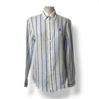 Camisa de Lino para Mujer Polo Ralph Lauren a Rayas Azules y Blancas