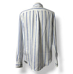 Camisa de Lino para Mujer Polo Ralph Lauren a Rayas Azules y Blancas