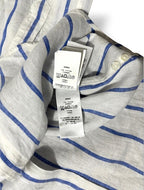 Camisa de Lino para Mujer Polo Ralph Lauren a Rayas Azules y Blancas