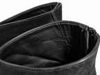 Botines The Last Conspiracy de ante negro con cremallera trasera – Talla 38