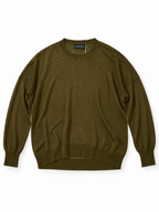 Jersey By Malene Birger Biagio verde oliva de alpaca y lana – Talla S