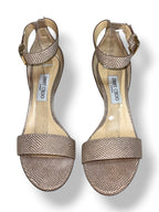 Consigue la Máxima Elegancia y Confort con las Sandalias Jimmy Choo de Efecto Pitón