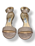 Consigue la Máxima Elegancia y Confort con las Sandalias Jimmy Choo de Efecto Pitón