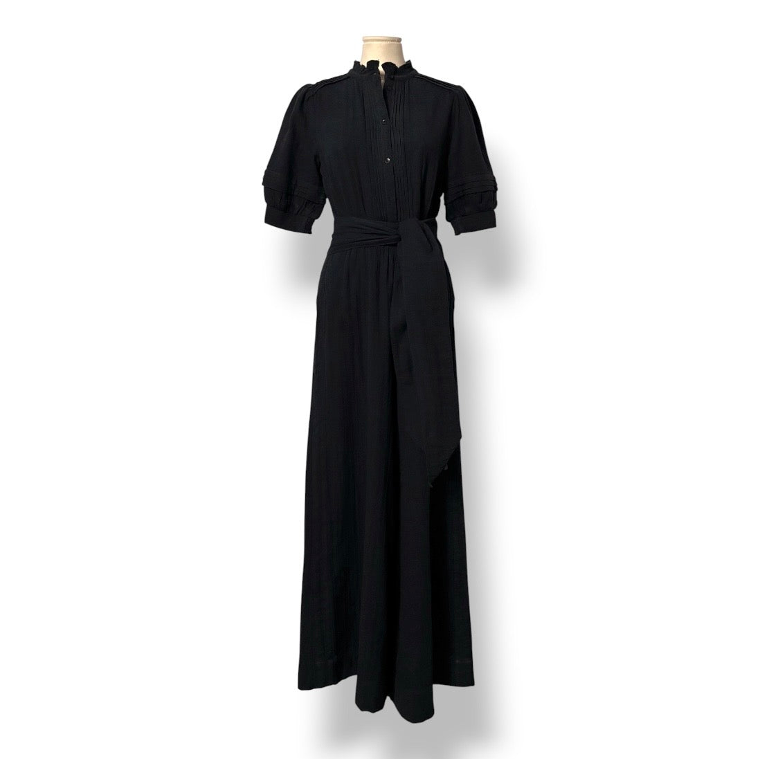 Mono ME+EM azul marino de algodón con cinturón – Talla 36