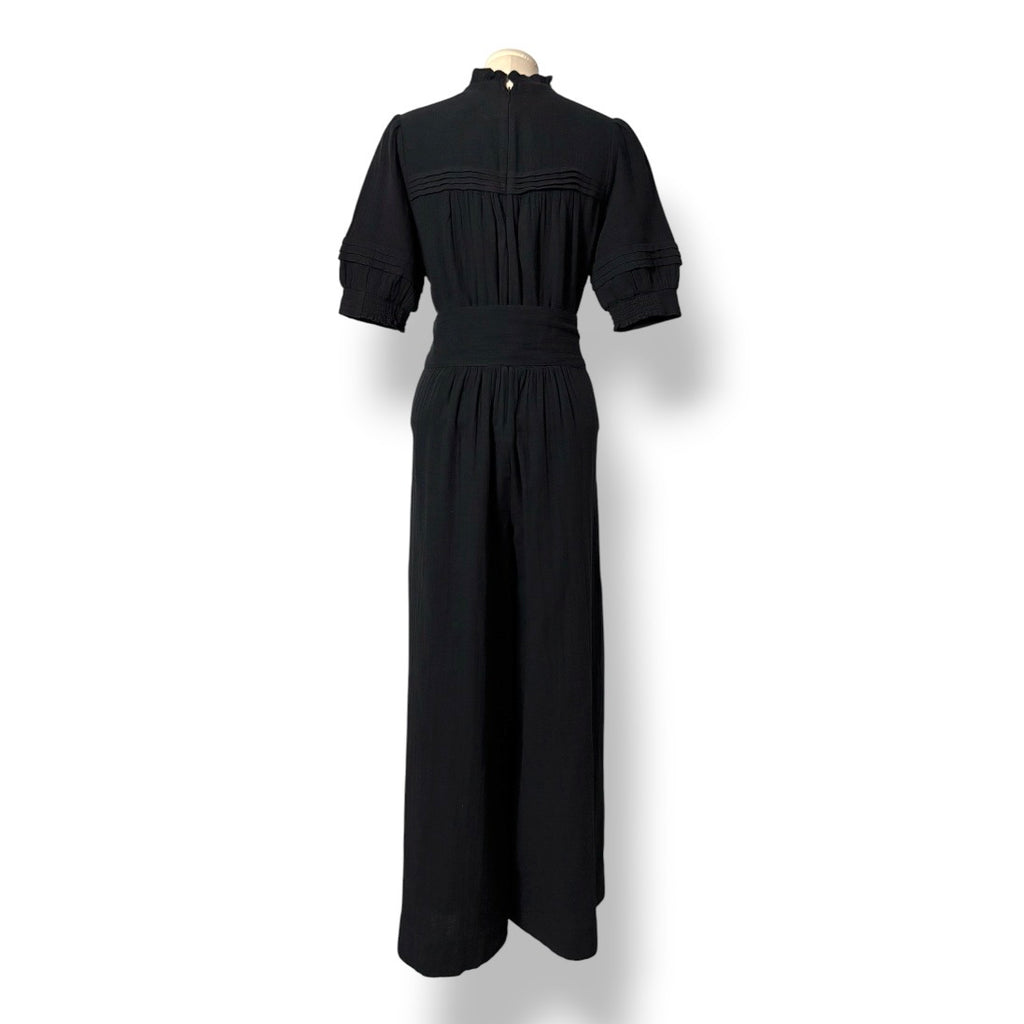 Mono ME+EM azul marino de algodón con cinturón – Talla 36
