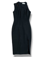Vestido ajustado y estructurado de Victoria Beckham con paneles de malla